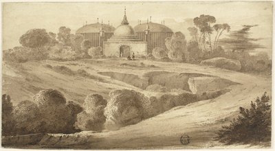 Paysage oriental fantastique - John Martin