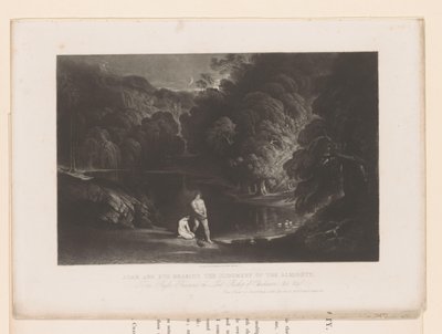 Dieu reproche à Adam et Ève leur péché - John Martin