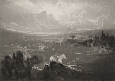 Le paradis - Les rivières de la félicité, c.1827 - John Martin
