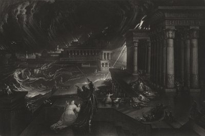 La septième plaie, c.1824 - John Martin