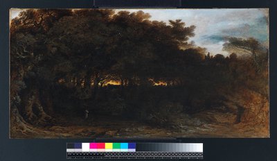 Crépuscule dans les bois, 1850 - John Martin