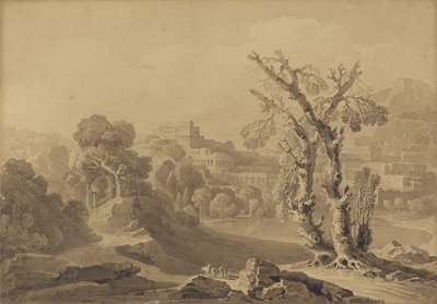 Sans Titre : Ville Classique dans un Paysage, 1816 - John Martin