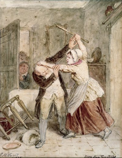 Une scène de Tom Jones, 1838 - John Massey Wright