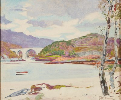 Pont sur la rivière - John Duncan