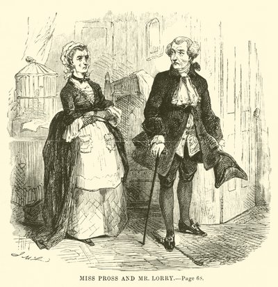 Illustration pour Un conte de deux villes de Charles Dickens - John McLenan