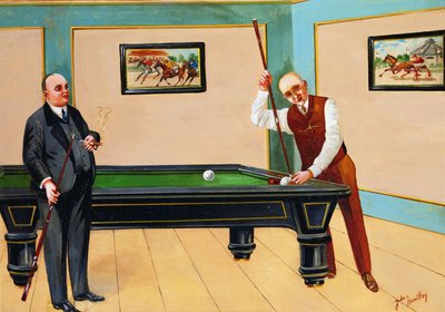 Le match de billard - John McLure Hamilton