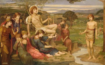 Apollon et Marsyas - John Melhuish Strudwick