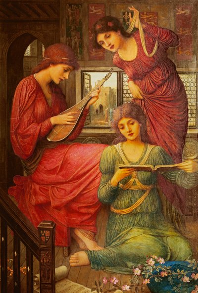 Aux jours dorés - John Melhuish Strudwick