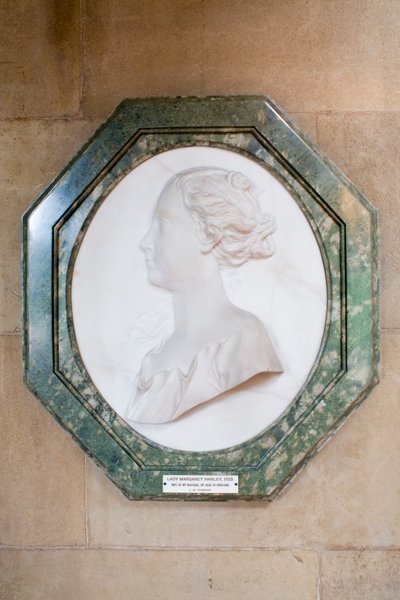 Bas-relief de Margaret Cavendish, plus tard duchesse de Portland, c.1723 - John Michael Rysbrack