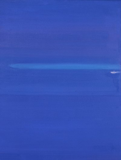 Outremer sur violet, 1999 - John Miller