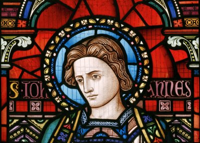 Crick, East Window (détail), Lavers & Barraud, John Millner Allen, St Jean - John Millner Allen