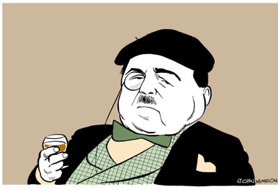 Reynaldo Hahn - caricature du compositeur et chef d