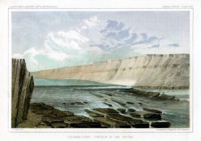 Rivière Columbia, jonction des Des Chutes, 1856 - John Mix Stanley