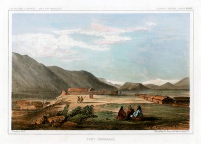 Fort Okinakane, USA, 1856 - John Mix Stanley