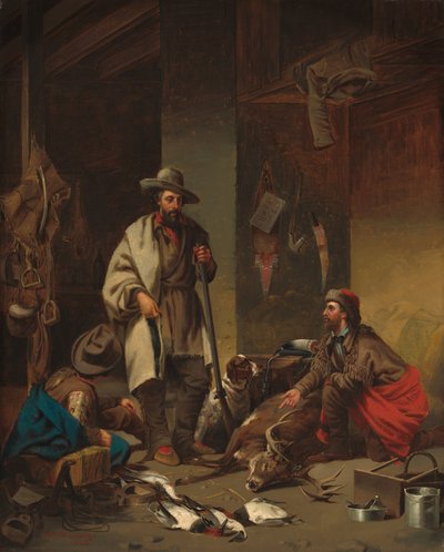 La cabane du trappeur - John Mix Stanley