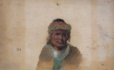 Homme indien non identifié - John Mix Stanley