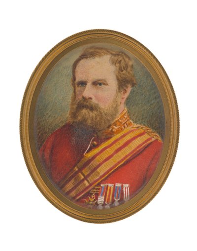 Lieutenant-général David Pott (1812-1881) en uniforme d
