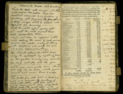 Pages du journal de John Montgomery Roberts, l
