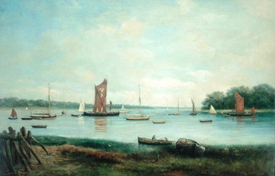 Matin sur une rivière de la côte est - John Moore