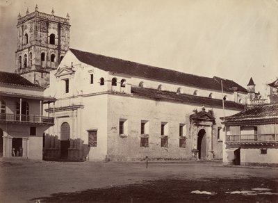 Paysage tropical, cathédrale, Carthagène, 1871 - John Moran