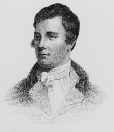 Portrait de Robert Burns - John Moyr (attr.to) Smith