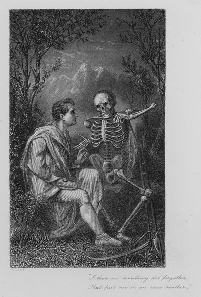 Robert Burns : La mort et le Dr Hornbook (gravure) - John Moyr (attr.to) Smith