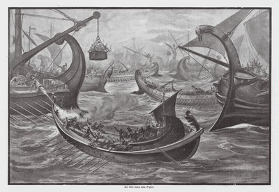 Un combat maritime à l