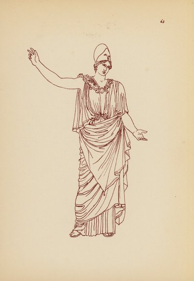Costume féminin grec ancien - John Moyr Smith