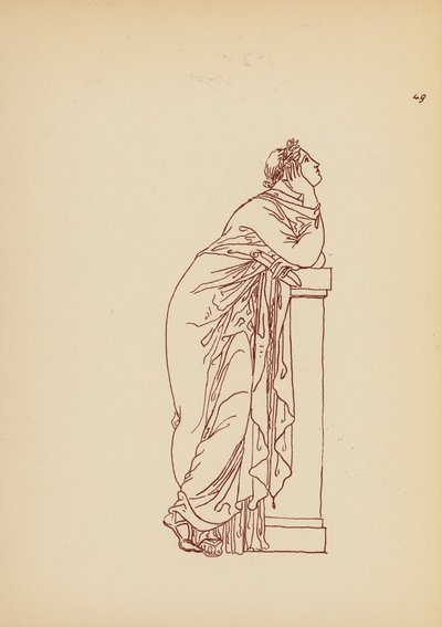 Costume féminin grec ancien - John Moyr Smith
