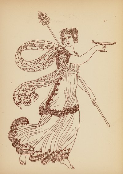 Costume féminin grec ancien - John Moyr Smith