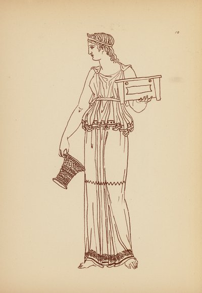 Costume féminin grec ancien - John Moyr Smith