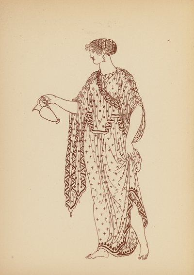 Costume féminin grec ancien - John Moyr Smith