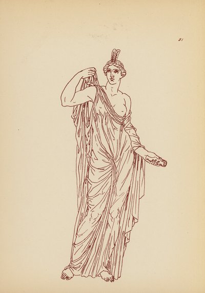 Costume féminin grec ancien - John Moyr Smith