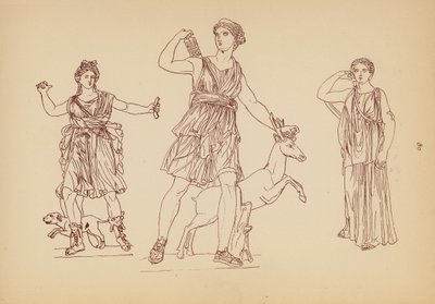 Costume féminin grec ancien - John Moyr Smith