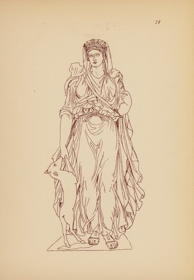 Costume féminin grec ancien - John Moyr Smith