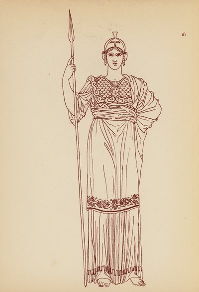 Costume féminin grec ancien - John Moyr Smith