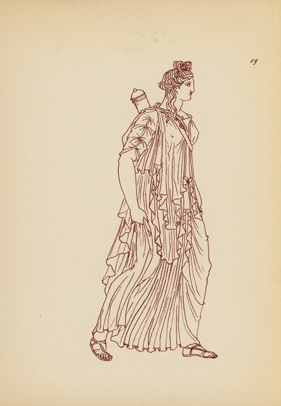 Costume féminin grec ancien - John Moyr Smith