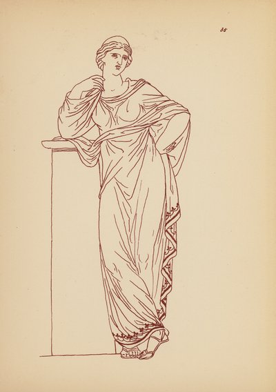 Costume féminin grec ancien - John Moyr Smith