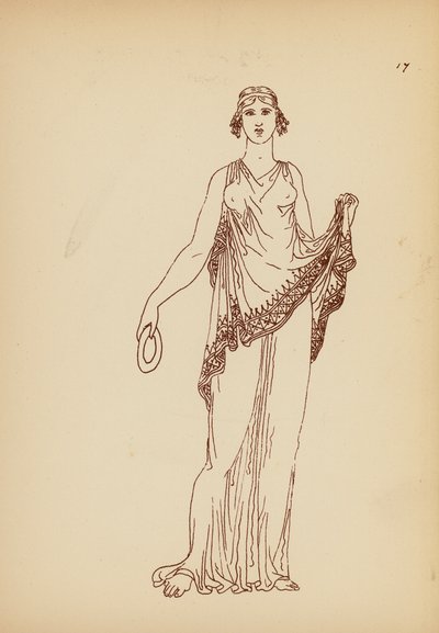 Costume féminin grec ancien - John Moyr Smith