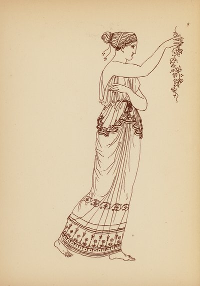 Costume féminin grec ancien - John Moyr Smith