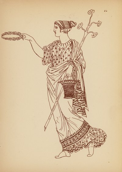 Costume féminin grec ancien - John Moyr Smith