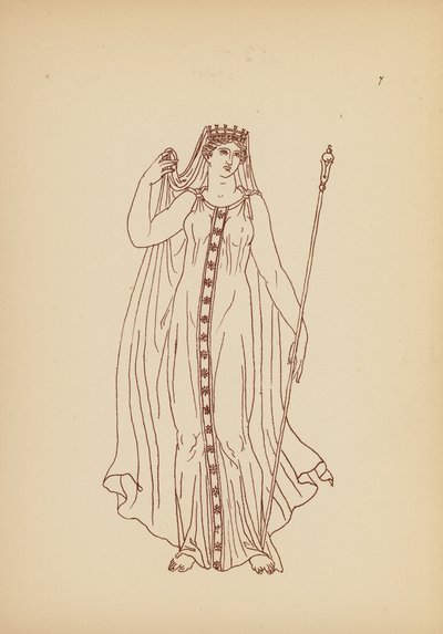 Costume féminin de la Grèce antique - John Moyr Smith