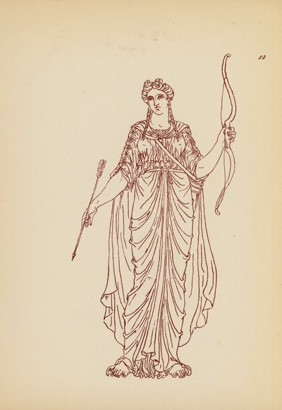 Costume féminin grec ancien - John Moyr Smith