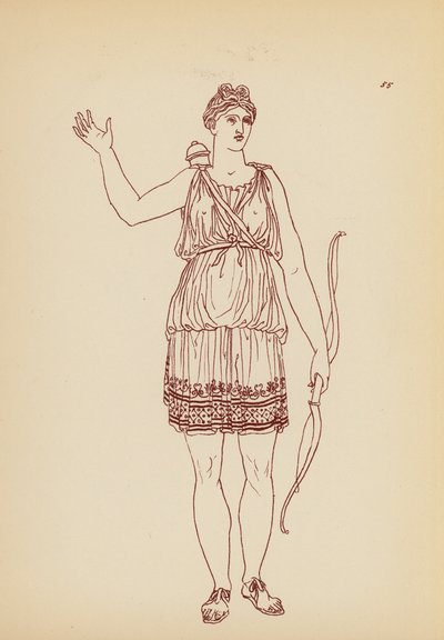 Costume féminin grec ancien - John Moyr Smith
