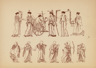 Costume féminin grec ancien - John Moyr Smith