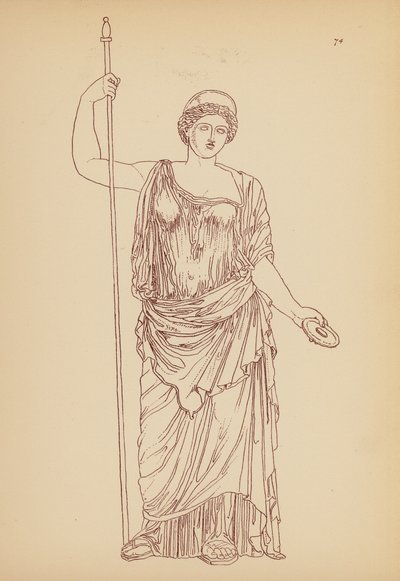 Costume féminin grec ancien - John Moyr Smith