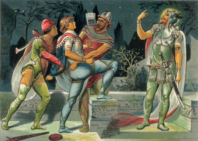Hamlet et le fantôme de son père - John Moyr Smith