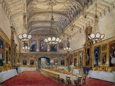 Salle Saint-Georges au château de Windsor - John Nash