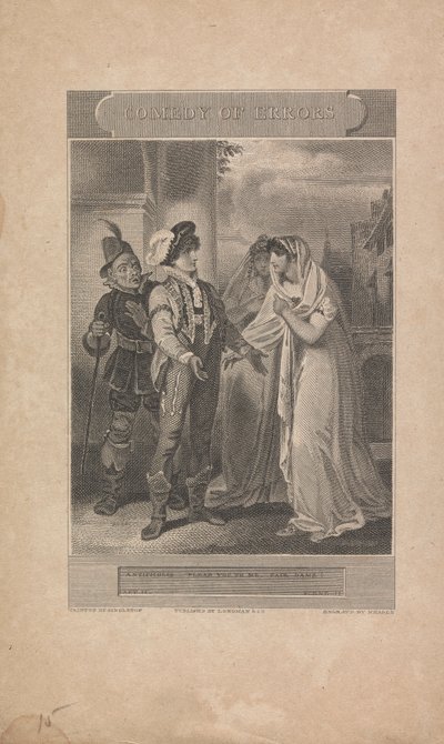 La Comédie des erreurs, Acte II, Scène II - John Neagle