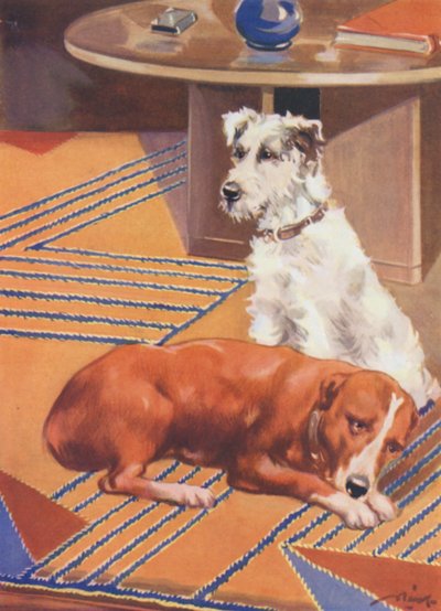 Illustration pour Beautiful Joe par Marshall Saunders (lithographie en couleur) - John Nicholson